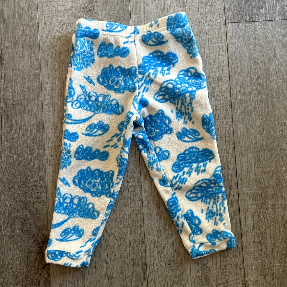Patagonia Blue and White Kids Fleece Pants